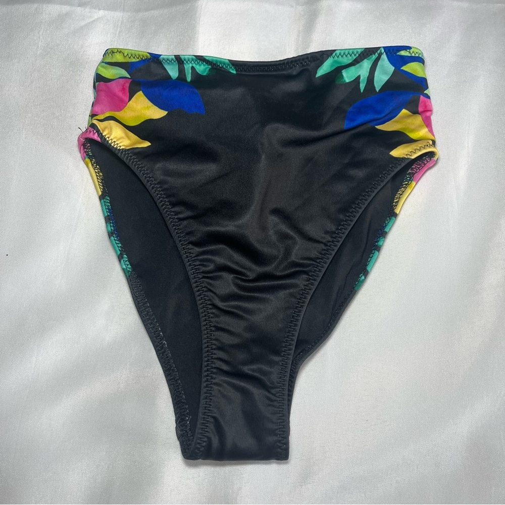 Victoria’s Secret Pink High Rise Waist Cheeky Floral Bikini Bottoms Womens XS